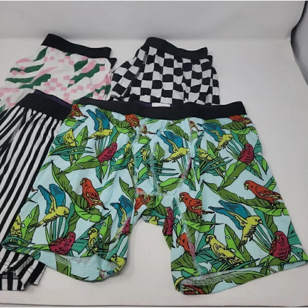 NEW MeUndies Lot of 4 Boxer Briefs/trunks Underwear Mens Size Medium